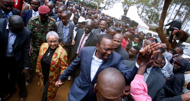 Image result for Uhuru Kenyatta in Gatundu"