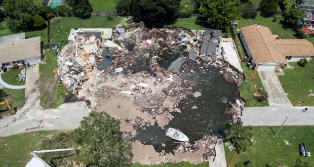 Seven Houses Condemned As Major Florida Sinkhole Expands