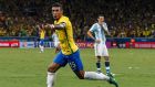 Paulinho has been a key part of the Brazil side which became the first to qualify for the 2018 World Cup. Photograph: Doug Patricio/Getty