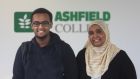 Muhammad Mahmoud (17), from Ballycullen in Dublin 24, with his mother Dr Ayda Elkhalifa. The Ashfield College is one of 13 students nationally to  score eight grade ones at higher level.