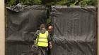  The scene of the search for the body of Trevor Deely in Chapelizod, Co Dublin. Photograph:  Stephen Collins/Collins Photos