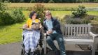 Grainne Duncan  aka Dorian and her partner Patrick Maher  in St Doolagh’s Park Care & Rehabilitation Centre, Malahide. Photograph: Barry Cronin