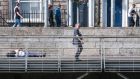  A general view of the boardwalk on the river Liffey. Photograph: Dave Meehan/The Irish Times