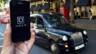Uber said its gross ride bookings for the second quarter reached $8.7 billion, up from $7.5 billion in the first quarter. Photograph: Neil Hall/Reuters