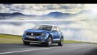 The T-Roc (an unusual name, where the T is derived from the larger Tiguan and Touareg, and the Roc from, well, rocks) could well give the Golf a bit of a hard time in the sales charts not least because it’s more practical.