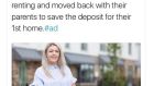 A Bank of Ireland ad has had a mystifying Twitter backlash for highlighting “Orla” and her boyfriend, who moved home to save up a deposit.