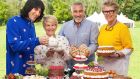 Unappetising: “The Great British Bake Off” new line-up of Noel Fielding, Sandi Toksvig and judges Paul Hollywood and Prue Leith. Photograph: PA / Channel 4