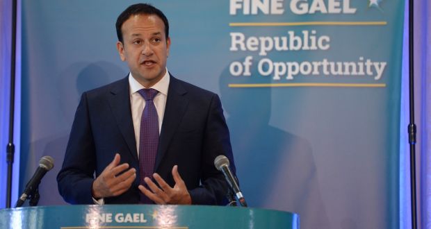 Taoiseach Leo Varadkar has confirmed Budget 2018 will focus on reducing taxes on middle income families. Photograph: Dara Mac Donaill / The Irish Times