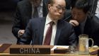 Liu Jieyi, Chinese ambassador to the United Nations, during a meeting of the UN Security Council on the subject of North Korea in New York on September 11th. Photograph:  Drew Angerer/Getty Images