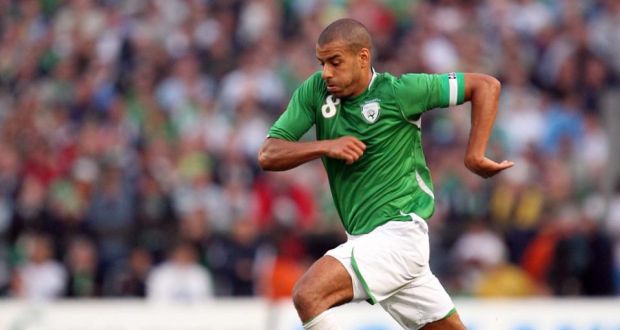 Steven Reid in action for Republic of Ireland in 2006. Photograph: Cathal Noonan/Inpho