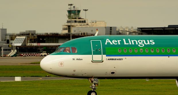 Passenger charged with engaging in behaviour of a threatening, abusive or insulting nature on board Aer Lingus Flight EI823 Paris to Cork. File photograph: Cyril Byrne