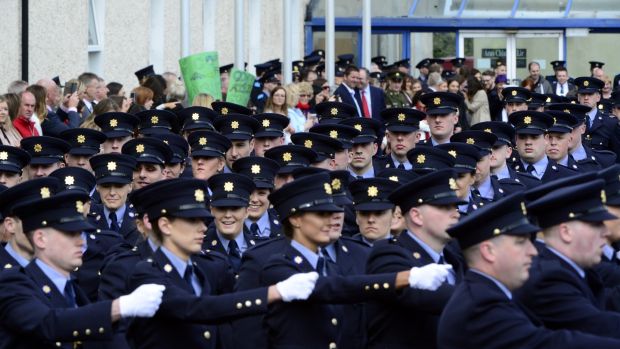 The Commission is examining a range of Garda reform proposals including whether gardaí should retain responsibility for policing and security. Photograph: Cyril Byrne
