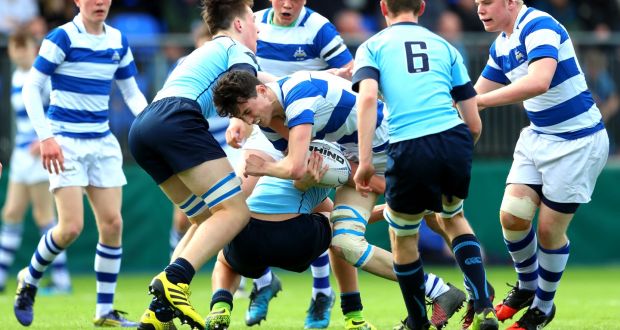 Most injuries in youth rugby occur due to the collision elements of the game, say academics from Newcastle University’s Institute of Health. Photo: Inpho