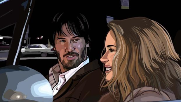 A Scanner Darkly: Keanu Reeves and Winona Ryder in Richard Linklater’s rotoscoped film