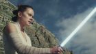 Rey (Daisy Ridley) being irresponsible on Star Wars Island in the first full trailer for ‘Star Wars: The Last Jedi’