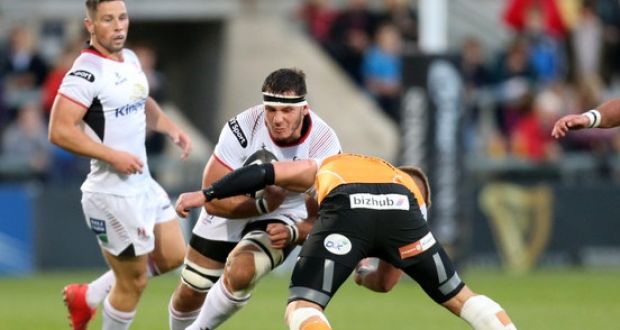 Ulster’s Marcell Coetzee is facing a further nine months out after undergoing knee surgery. Photograph: Darren Kidd/Inpho