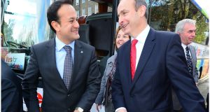 The Dáil exchanges between Leo Varadkar and Fianna Fáil leader Micheál Martin over the past few weeks have, at times, bordered on the hostile. File photograph: Bryan O’Brien 
