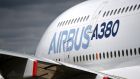 The Airbus A380. The company has sold 371 of the double-decker planes.