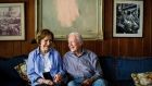 Former president Jimmy Carter and Rosalynn Carter at home:  “[Barack Obama] made some very wonderful statements, in my opinion, when he first got in office, and then he reneged on that.” Photograph: Dustin Chambers