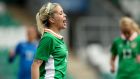Ireland’s Denise O’Sullivan scored against Slovakia on Tuesday. Photograph: Ryan Byrne/Inpho