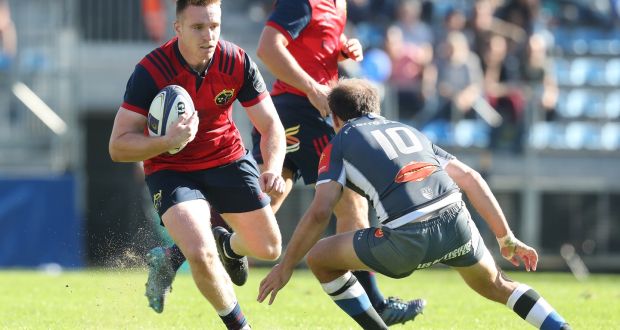 Munster’s Rory Scannell will be keen to prove a point after being omitted from Ireland’s squad for the Autumn Internationals. Photograph: Billy Stickland/Inpho