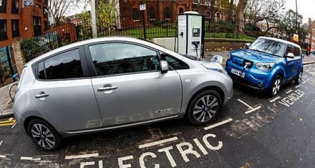 A Bank of American Merrill Lynch survey suggests that electric vehicles will account for 12%  of global car sales by 2025, 34%  by 2030, and 90%  by 2050. Photograph: Getty Images