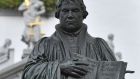 Martin Luther: October 31st was the 500th anniversary of the day Luther hammered his revolutionary theses on to a Wittenberg church door. Photograph: Hendrik Schmidt/AFP/Getty Images