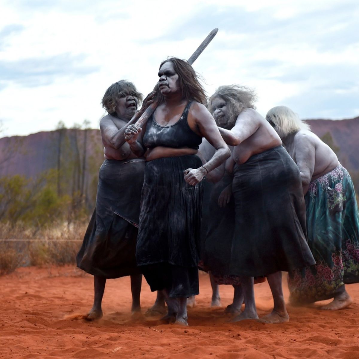 Ancient Cave Paintings Evoke Spiritual World At The Foot Of Uluru