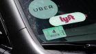 Lyft’s tenacity in pursuing Uber’s market share has paid off, with Alphabet injecting $1 billion of fresh investment into the ride-sharing service. Photograph: Lane Turner/Boston Globe via Getty Images