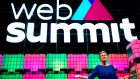 European Commissioner for Competition Margrethe Vestager delivers a speech during the 2017 Web Summit in Lisbon. Photograph:  Patricia De Melo Moreira/AFP/Getty Images