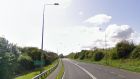 The N28 on the approach to Ringaskiddy, in Cork. A group of pharmaceutical companies has backed residents’ calls for an upgrade of the route to a  motorway to be diverted around Ringaskiddy village. File photograph: Google Street View  