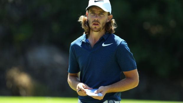 Tommy Fleetwood is in the driving seat in the Race to Dubai. Photograph: Warren Little/Getty