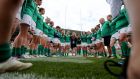 The Ireland women’s rugby squad: “We want to do the best we can for the women’s game in Ireland in terms of giving them a profile and an opportunity to engage with the largest possible audience,” said RTÉ’s head of sport Ryle Nugent. Photograph: Dan Sheridan/Inpho