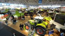 Agritechnica trade fair in Germany: Irish exhibitors this year include Combilift, Malone Farm Machinery, Athlone Extrusions, Mastek, and Burnside Autocy.  Photograph:  Getty Images