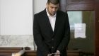 Aaron Hernandez stood in Attleboro District Court in 2013. Photo: Yoon S. Byun/The Boston Globe via Getty Images