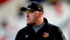 Dragons head coach Bernard Jackman: “I don’t want to go to Munster, Leinster and Ulster and get hammered but I have to take a medium- to long-term plan.” Photograph: James Crombie/Inpho