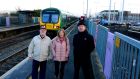 Broombridge, Cabra: Henry O’Brien, Dolores Ferris and John Coffey. Ferris says she has has witnessed “huge” changes to traffic levels  but is readying herself for a seismic shift. Photograph: Cyril Byrne