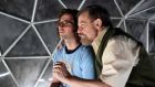 Kyle Mooney and Mark Hamill in Brigsby Bear