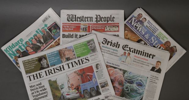 The Irish Times is acquiring Landmark Media. which includes Irish Examiner, Waterford News & Star, Western People and Kildare Nationalist. Photograph: Dara Mac Dónaill 