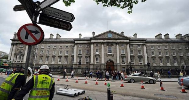 Dublin Chamber says it is “vital” that College Green continues to function as a “transport artery” after the plaza is built. Photograph: Getty Images