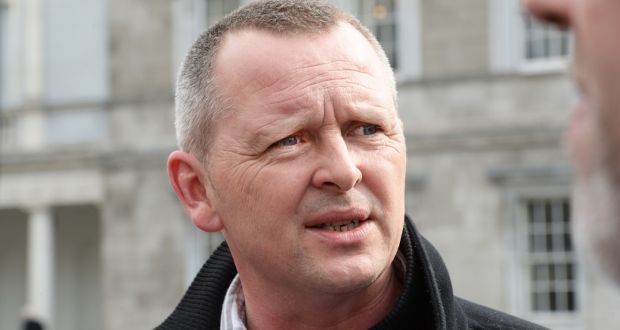 People Before Profit’s Richard Boyd Barrett: noted   figures from the Central Statistics Office suggesting property prices in Ireland had risen 86 per cent since the economic crash. Photograph: Cyril Byrne 