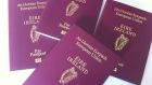 Overall 752,296 new Irish passports have been issued up to December this year. Photograph: Bryan O’Brien / The Irish Times