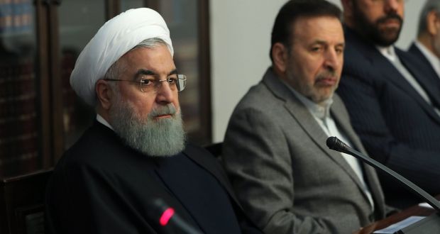 Iran’s president Hassan Rouhani: the protests should not be viewed as a threat but as an opportunity. Photograph: Iran’s presidential official website/EPA 