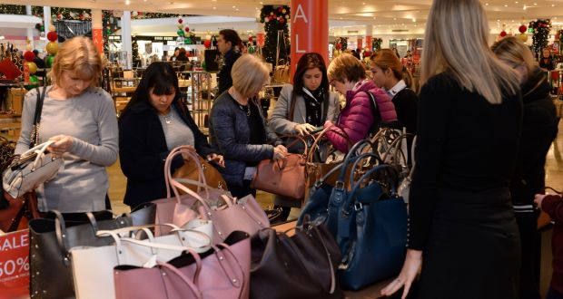 Arnotts’ winter sale. Ibec predicts that consumer spending over Christmas will come in 2.6 per cent ahead of the previous year. Photograph: Dara Mac Dónaill