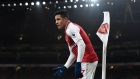Alexis Sánchez is expected to start for Arsenal aganist Chelsea at Stamford Bridge. Photograhp: Facundo Arrizabalaga/EPA