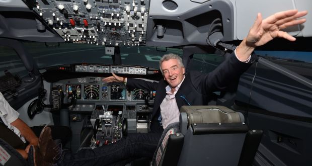It certainly didn’t help that Ryanair chief Michael O’Leary referred to pilots as glorified taxi drivers, as if channelling Travis Kalanick disrespecting his Uber drivers. Photograph: Alan Betson