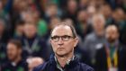 Martin O’Neill looks like remaining at the helm as Republic of Ireland manager. Photograph: Getty Images