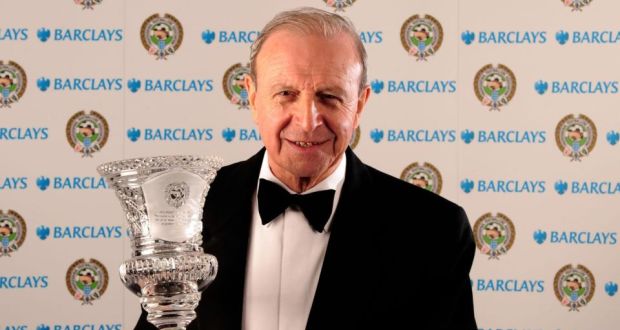 Jimmy Armfield with his Special Merit Award 2008. Former England captain Armfield has died at the age of 82, former club Blackpool have announced. Photo: PA/PA Wire