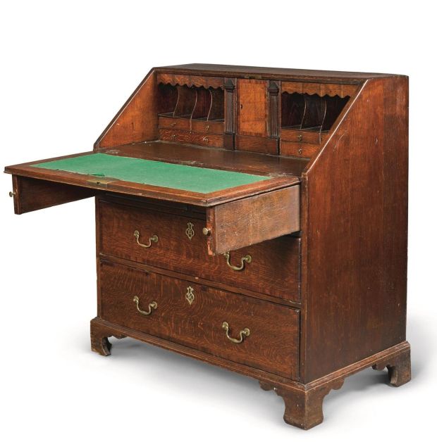 William Butler Yeats’s writing bureau was sold in Sotheby’s for £187,500 to an unknown Irish collector