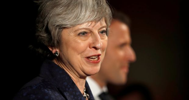 Britain’s prime minister, Theresa May:  a confidence vote may be looming. Photograph: Peter Nicholls/Reuters